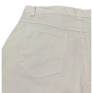 Promoção Bermuda Masculina Jeans Barato Preto Branco Desfiado - Branco