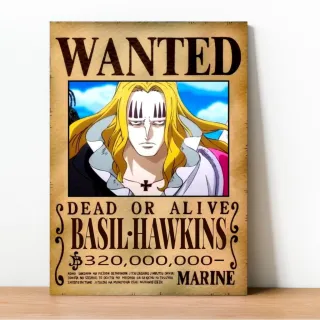 Coleção Exclusiva One Piece: Placa Decorativa Wanted Recompensa - 23