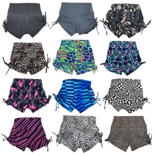 Short fitness suplex com corda lateral - ideal para malhar - estampa neutra