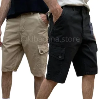 Ótimo Preço! Bermuda Cargo Masculina com 6 Bolsos - Bermuda  Âncora Cor Sortida