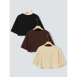 Estilo de Rua Los Angeles Cropped Feminina - Cores Terra - AREIA (SMILE)