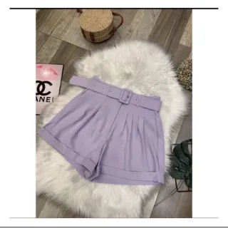 Shorts com Bolso e Zíper na Lateral - Alfaiataria - Preto