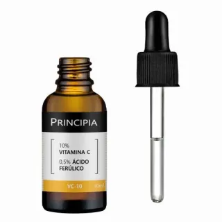 Vitamina C-10 Sérum Principia: Efeito iluminador e rejuvenescedor - Único