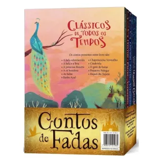 4 Livros - Kit Contos de fadas - Único