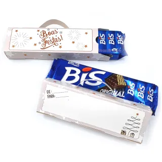Embalagem de Natal - Monta Fácil Chocobox com Alça para Bis - 10 caixas
