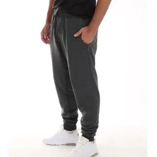 Bolso na Frente Calça Jogger Masculina Casual Esporte Academia em Moletom - Preto