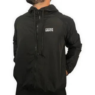 Impermeável Preto Masculina Semi Forrada Corta Vento - REF 03 PRETO