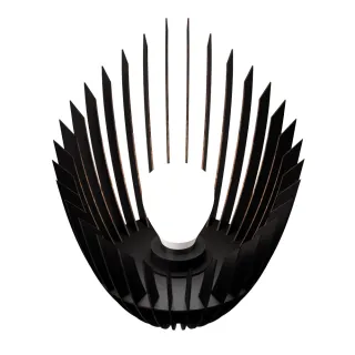 Luminária PANDORA Abajur Grande de Chão em MDF - MDF CRU