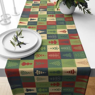 Jogo de Mesa Natalino - Trilho e Caminho de Mesa para Decoração de Natal - NATAL - 08