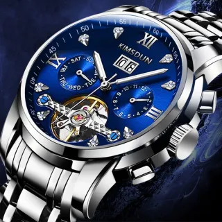 Relógio Automático Masculino Certificado Suíço Turbillon - [Estilo Da imagem principal]