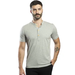 Gola Padre Camisa Henley - Branco