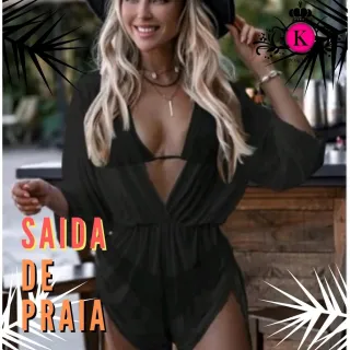Macaquinho com Puxador nas Laterais - Saída de Praia - Rosa