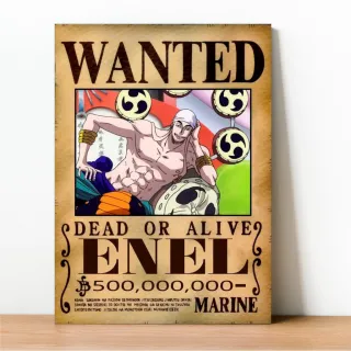 Coleção Exclusiva One Piece: Placa Decorativa Wanted Recompensa - 23