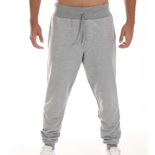 Bolso na Frente Calça Jogger Masculina Casual Esporte Academia em Moletom - Preto