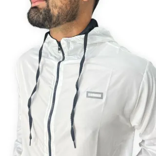 Impermeável Preto Masculina Semi Forrada Corta Vento - REF 03 PRETO