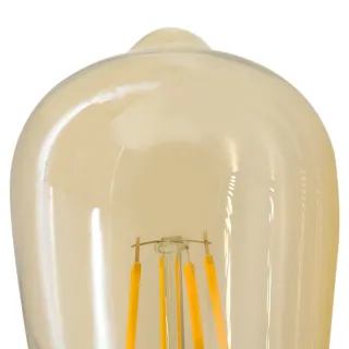 Lâmpadas Led Retrô Vintage Filamento - Kit com 3 unidades - Único