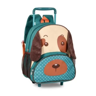 ENVIO IMEDIATO Mochila Infantil de Rodinhas Animais Clio Pets - JOANINHA