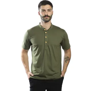Gola Padre Camisa Henley - Branco