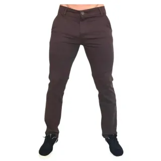 Sarja Masculina Verde Musgo Calça Social - marrom tra