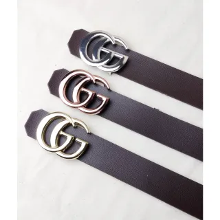 Promoção Cintos Grandes Marcas Feminino/Masculino de Couro - Preto CK (fiv rem. prat.)