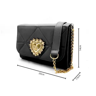 Bolsa Coração e Kit de Bolsas Transversais Femininas - Luxo - rosa/branco