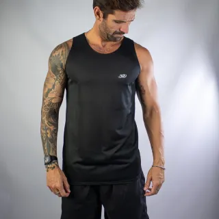 Promoção Camiseta Regata Dri Fit Treino Academia - VERDE-MESCLA