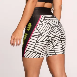 Bermuda Estampada Feminina Suplex Power Up - Academia Fitness - G