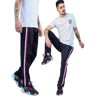 Uniforme Academia Tactel Adulto - 2 Calças Sem Forro - 1 PRETO-1 AZUL- MARINHO