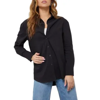 Camisa Premium Feminina Manga Longa Social em Viscose - Amarelo