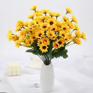 Arranjo de Flores Girassol - Buquê Pequeno com 22 peças - Único