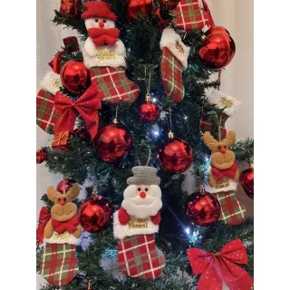 Pinheiro Canadense Verde Decoração Natal 150cm - Raryel - com decoração completa