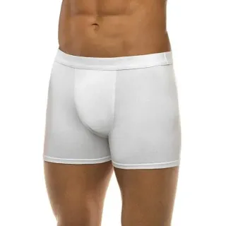 Cuecas Boxer Branca - Kit com 5 unidades - P/36