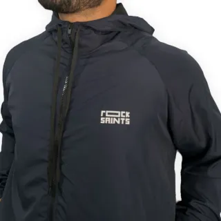 Impermeável Preto Masculina Semi Forrada Corta Vento - REF 03 PRETO