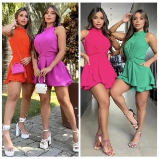 Moda Tendência: Vestido Macaquinho - Preto