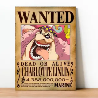 Coleção Exclusiva One Piece: Placa Decorativa Wanted Recompensa - 23