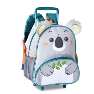 ENVIO IMEDIATO Mochila Infantil de Rodinhas Animais Clio Pets - JOANINHA