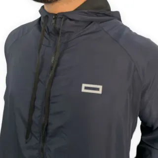 Impermeável Preto Masculina Semi Forrada Corta Vento - REF 03 PRETO