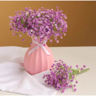 Capim Artificial Mini - Decoração Realista - Azul