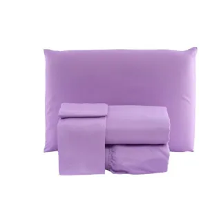 Completo Jogo de Lençol Queen Casal - Cores Variadas - Pink