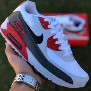 Imperdível! Tênis Nk Air Max 90 Feminino Confortável - Promoção Raryel - Branco