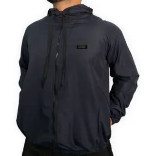 Impermeável Preto Masculina Semi Forrada Corta Vento - REF 03 PRETO