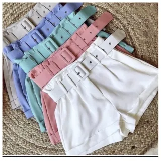 Shorts com Bolso e Zíper na Lateral - Alfaiataria - Preto