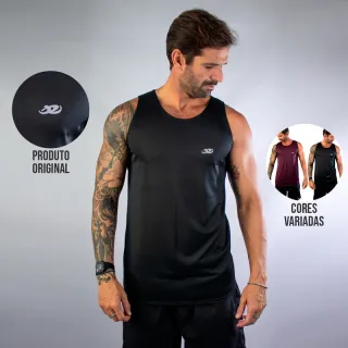 Promoção Camiseta Regata Dri Fit Treino Academia - VERDE-MESCLA