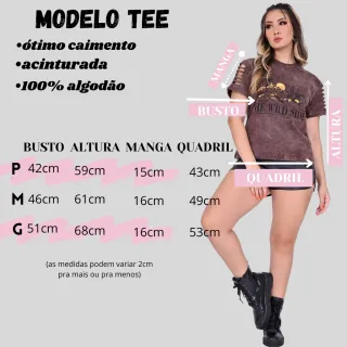Blusa Plus Size Rising Sun Marrom Camiseta Estilosa Personalizada - Rising Marrom/estonado