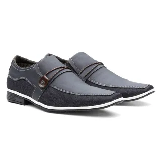 Conforto Thor Masculino Social Sapato Venetto - Azul Marinho