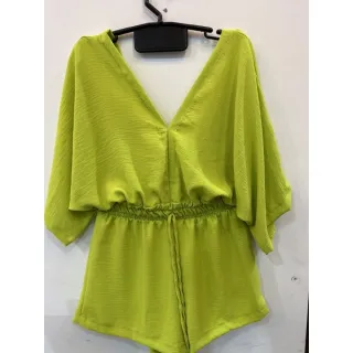 Tendência Verão: Macaquinho Feminino Curto Duna - Macacão - Pink