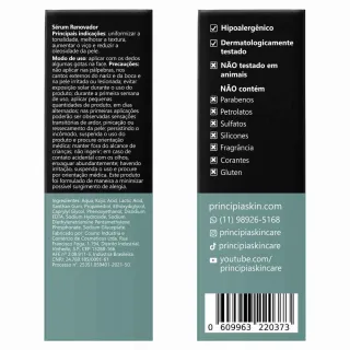 AL-10 Skincare - Sérum Principia com Ácido Kójico + Ácido Lático 10% - Único