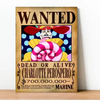 Coleção Exclusiva One Piece: Placa Decorativa Wanted Recompensa - 23