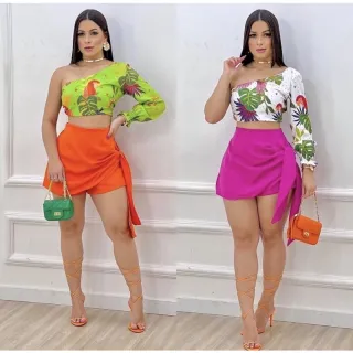Moda blogueira: Saia feminina curta de alfaiataria para o verão