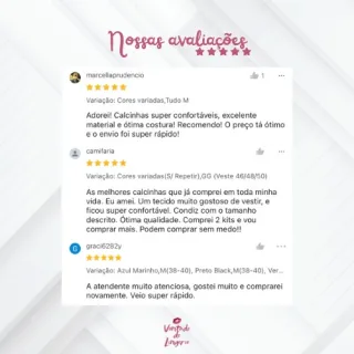 Atacado Kit 5 Calcinhas Fio Dental Mel Duplo - Revenda ou Uso Próprio - CORES VARIADAS
